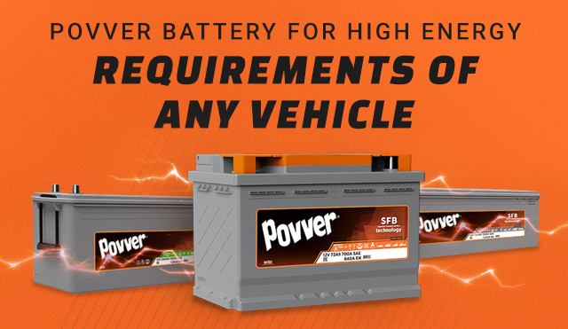 POVVER BATTERY FOR HIGH ENERGY REQUIREMENTS OF ANY VEHICLE