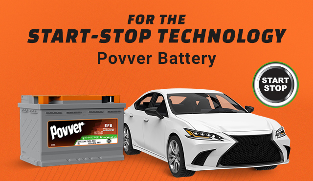 FOR THE START-STOP TECHNOLOGY Povver Battery